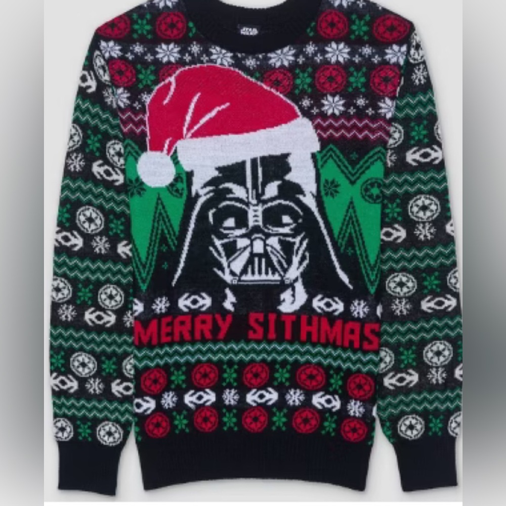Star Wars Dark Darth‎ Vader Sweater Christmas Holiday